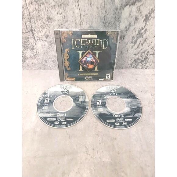 Forgotten Realms Icewind Dale 2 II (PC 2 Discs 2002) Video Game - Picture 1 of 11